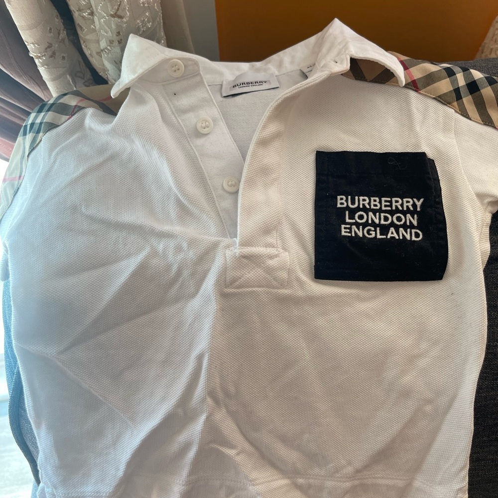 Burberry Kids Polo Tee